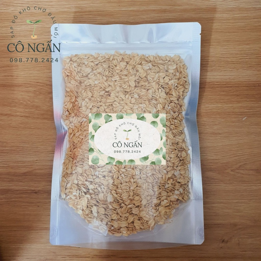 Yến mạch dinh dưỡng cho người ăn chạy, tập gym, gói 1kg|Ảnh thật|Nông sản cô Ngấn