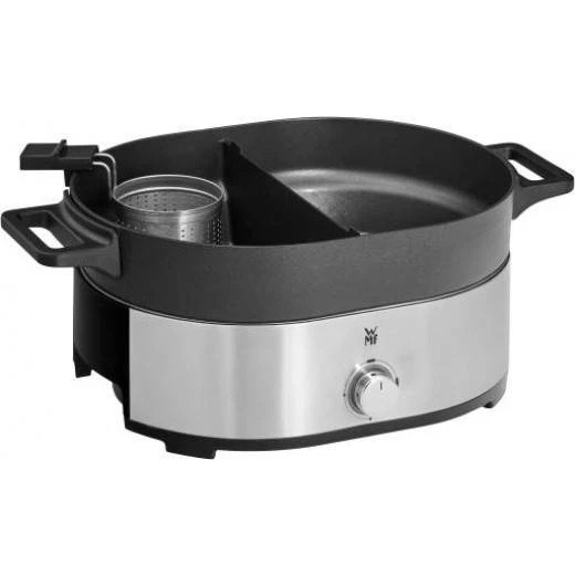 Nồi lẩu và hấp đa năng 2in1 WMF Lono Hot Pot &amp; Steamer tại gia [nhập Đức chính hãng]