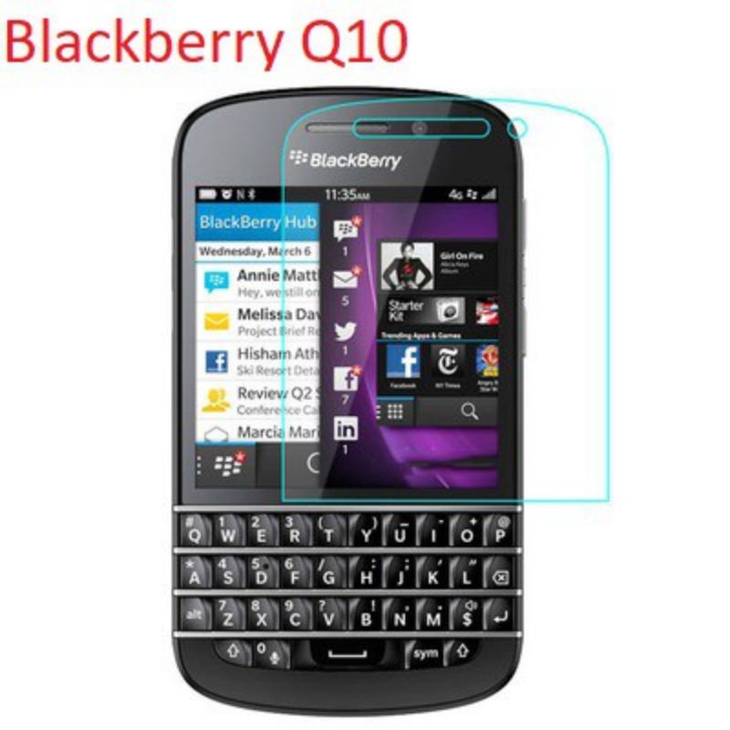 Dán cường lực Nano Blackberry Q10 tặng dán bottom