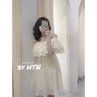 váy trễ vai công chúa