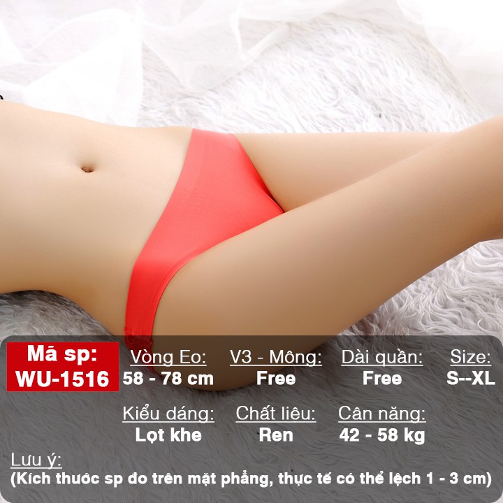 [CHUẨN HÌNH - FREESHIP50K] Quần chip ren lọt khe su đúc sexy - quần lót nữ gợi cảm WQ1516 | BigBuy360 - bigbuy360.vn