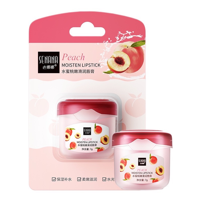Sáp Dưỡng Hồng Môi Senana hương trái cây dưỡng dưỡng ẩm sâu 7g
