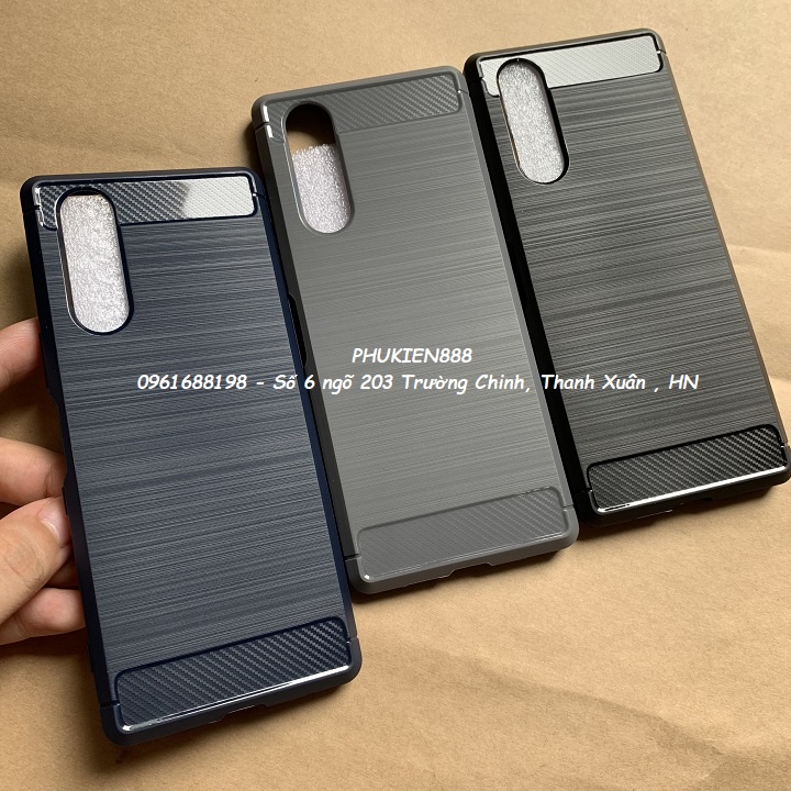 Ốp Lưng Điện Thoại Sony Xperia 5 XZ5 Chống Sốc silicon dẻo Rugged Armor