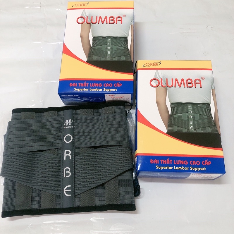 Đai Lưng Olumba Orbe Cao Cấp Hỗ Trợ Cột Sống, Thoát Vị Đĩa Đệm