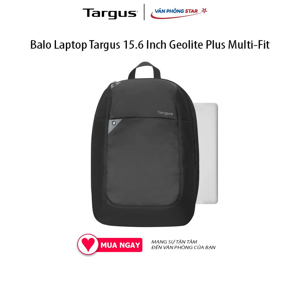 Balo Targus Intellect Laptop TBB565GL-74 15.6 inch có khả năng chống thấm nước rất tốt bảo hành chính hãng