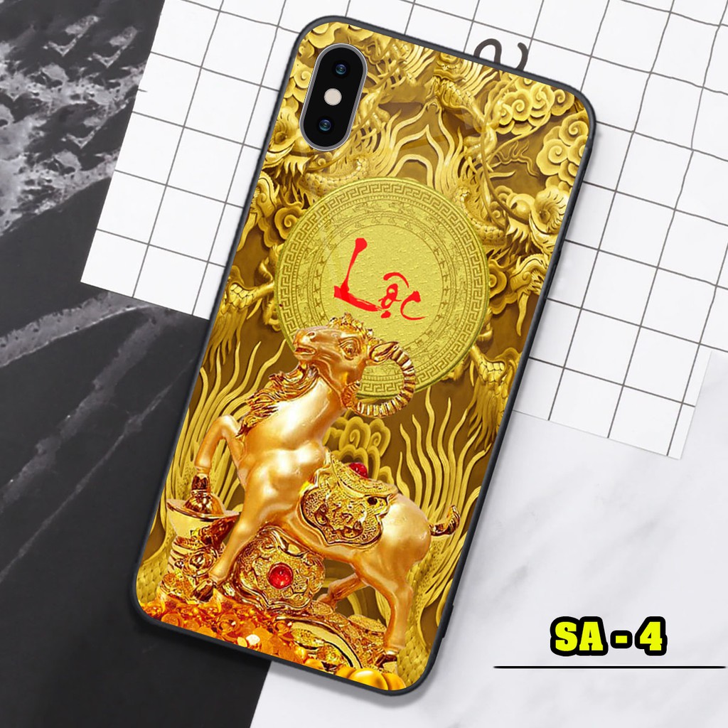 Ốp kính cho iPhone X - iPhone Xs - iPhone XR - iPhone Xs Max in hình các con giáp tài lộc