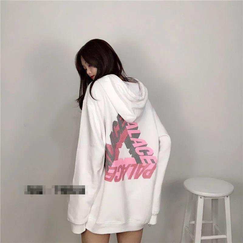 Áo Hoodie Tay Dài Dáng Rộng In Hình Cá Tính Phong Cách Hàn Quốc Cho Cặp Đôi