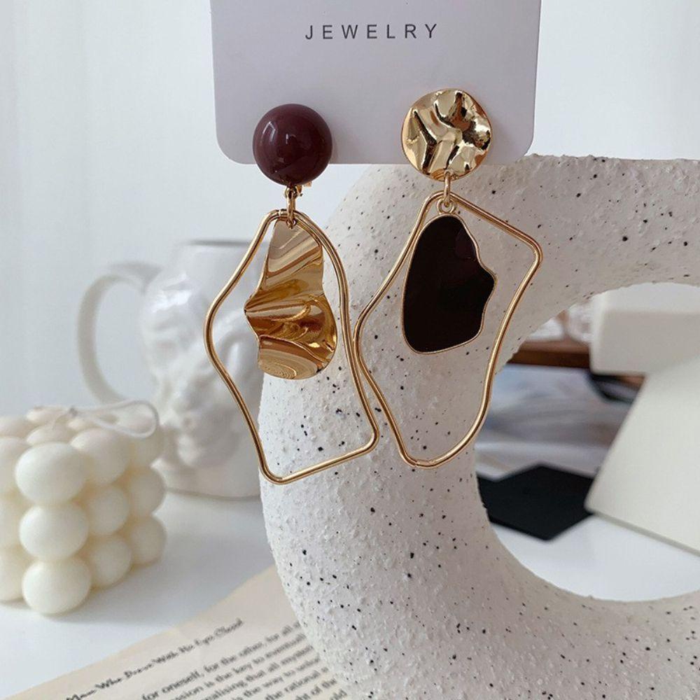 Bông Tai Hình Học Kiểu Cách Sang Trọng Cho Nữ