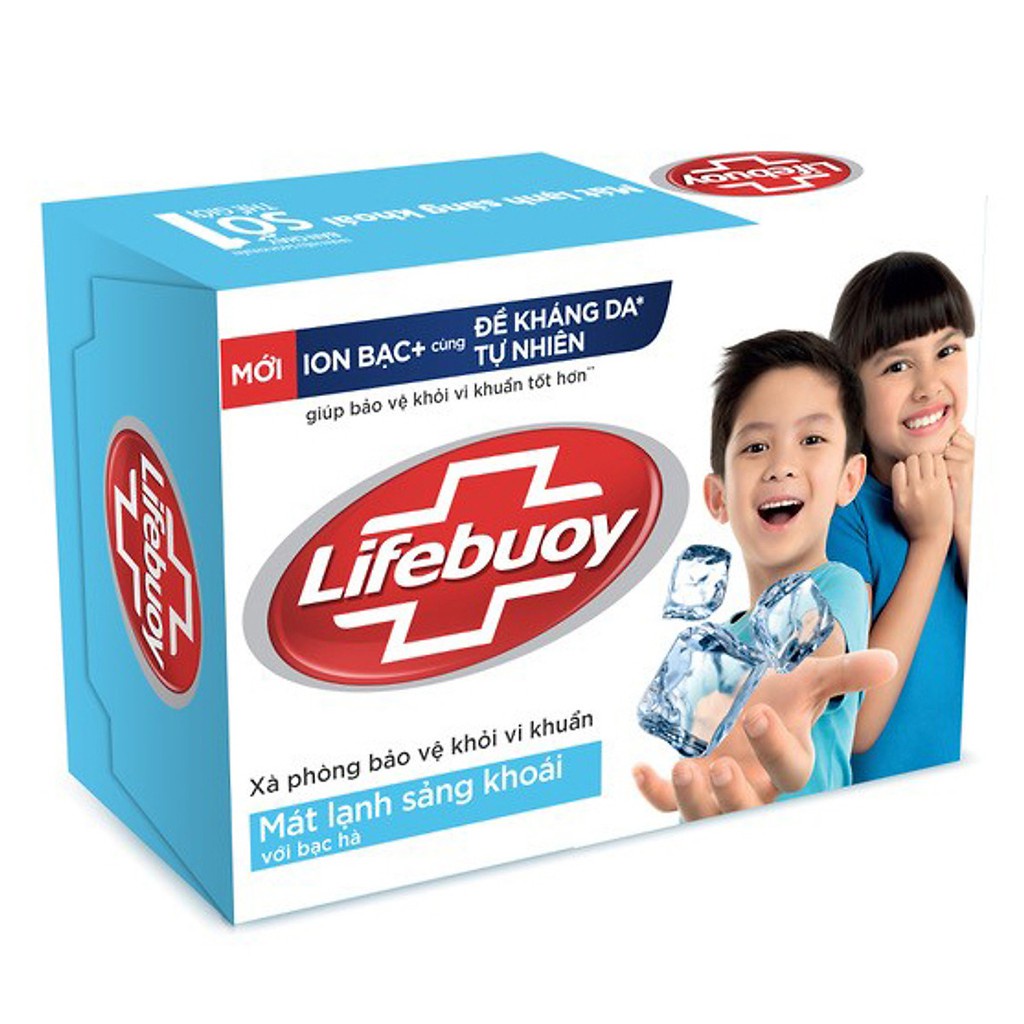 Xà bông cục Lifebuoy - Xà phòng tắm thơm 90g