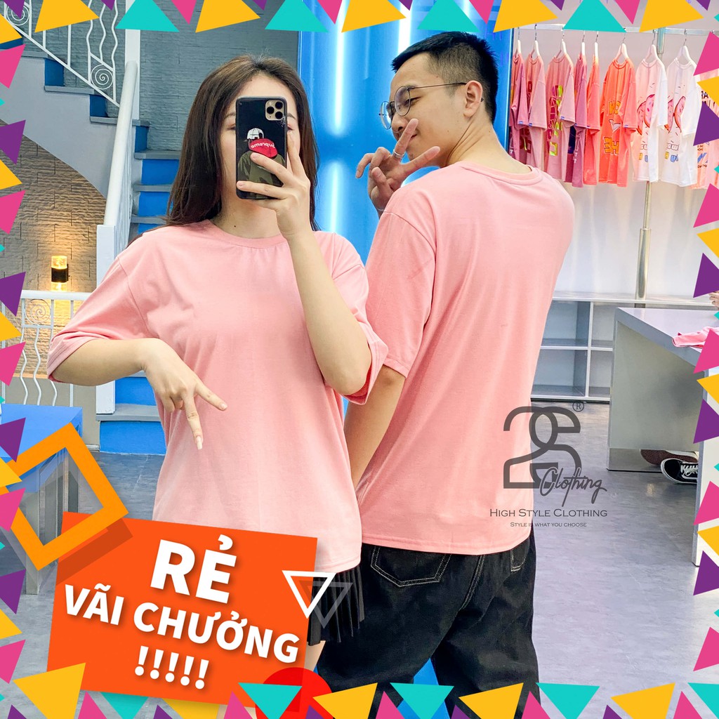 Áo Thun Unisex 2S Basic Tee Phông Trơn Nam Nữ Tay Lỡ Oversize Form Rộng 13 Màu Cao Cấp Đẹp