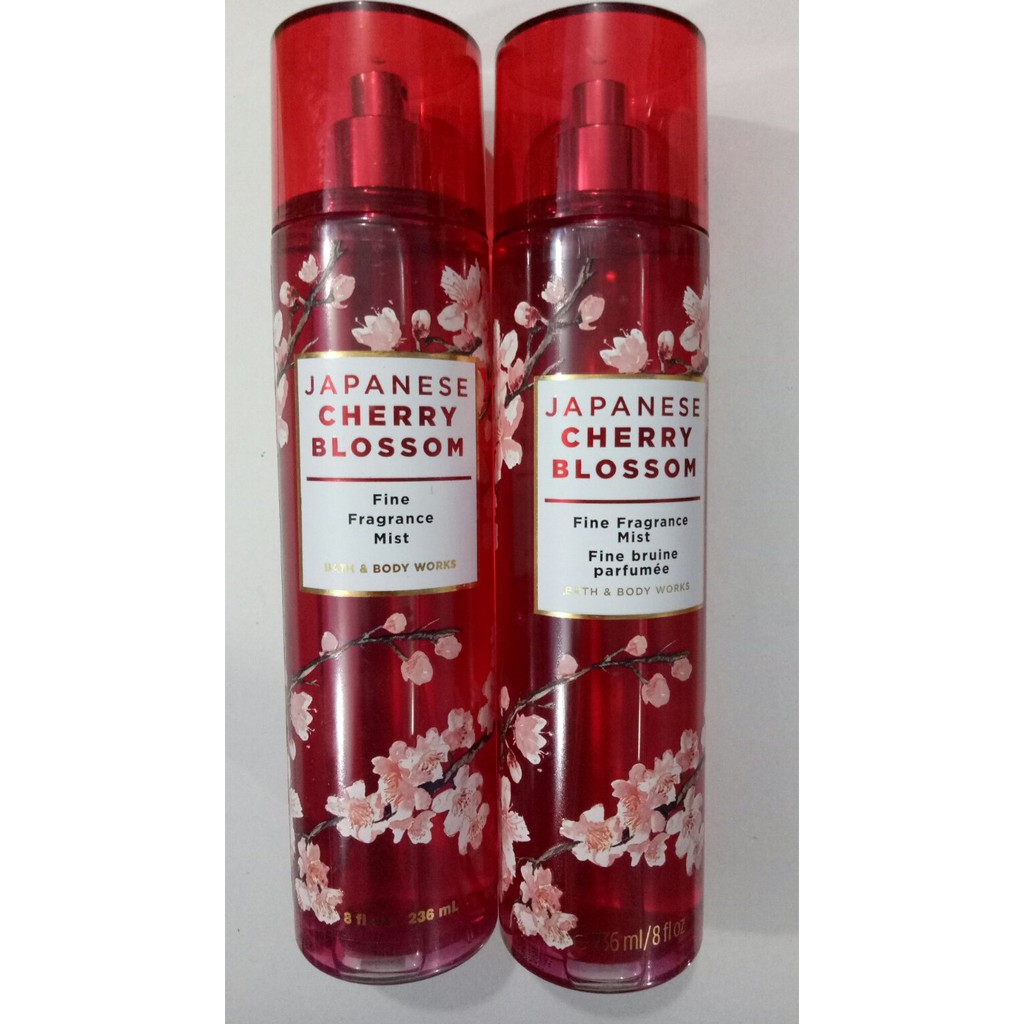 Xịt thơm toàn thân Mùi cành đào Japanese Cherry Blossom - Bath & Body Works (236ml)