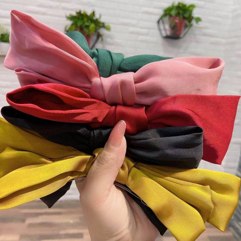 Kẹp tóc nơ voan màu thời trang hàn quốc