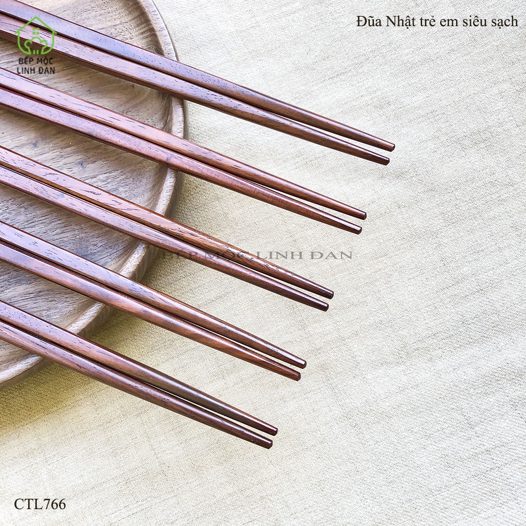 Đũa Nhật Trẻ Em Gỗ Trắc HAHANCO   Giúp Bé Dùng Đũa Dễ Dàng