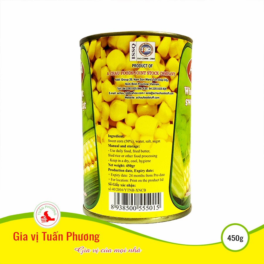 Ngô Hạt Asia Á Châu 450 Gam ( Lon )