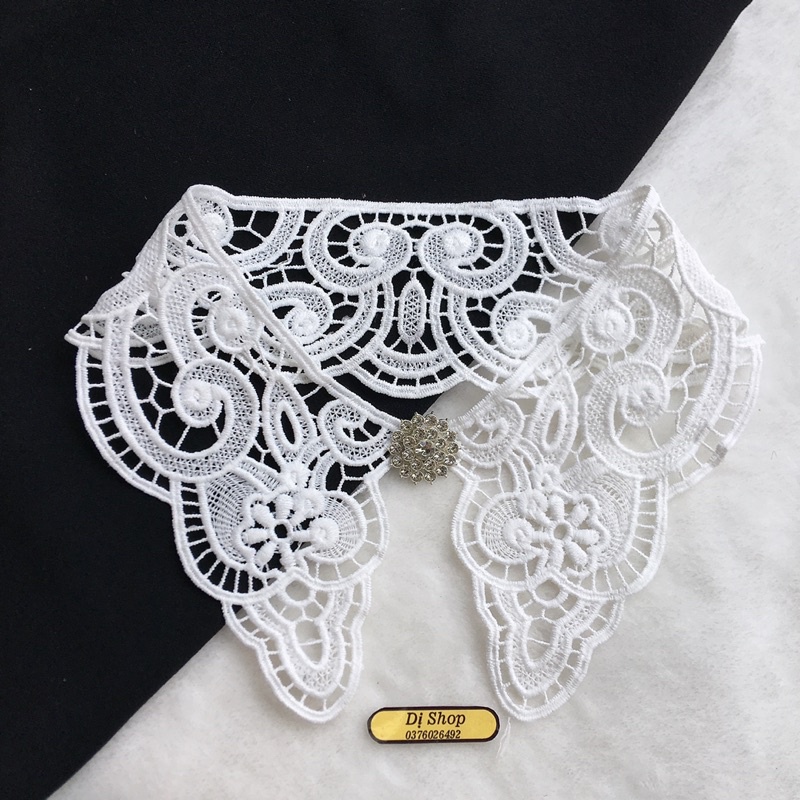 CỔ COTTON LÁ NHỌN
