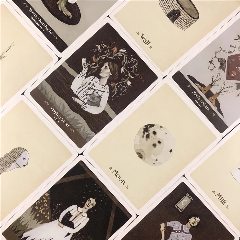The Literary Witches Oracle Bộ Bài Tarot 70 Thẻ Độc Đáo Chất Lượng Cao