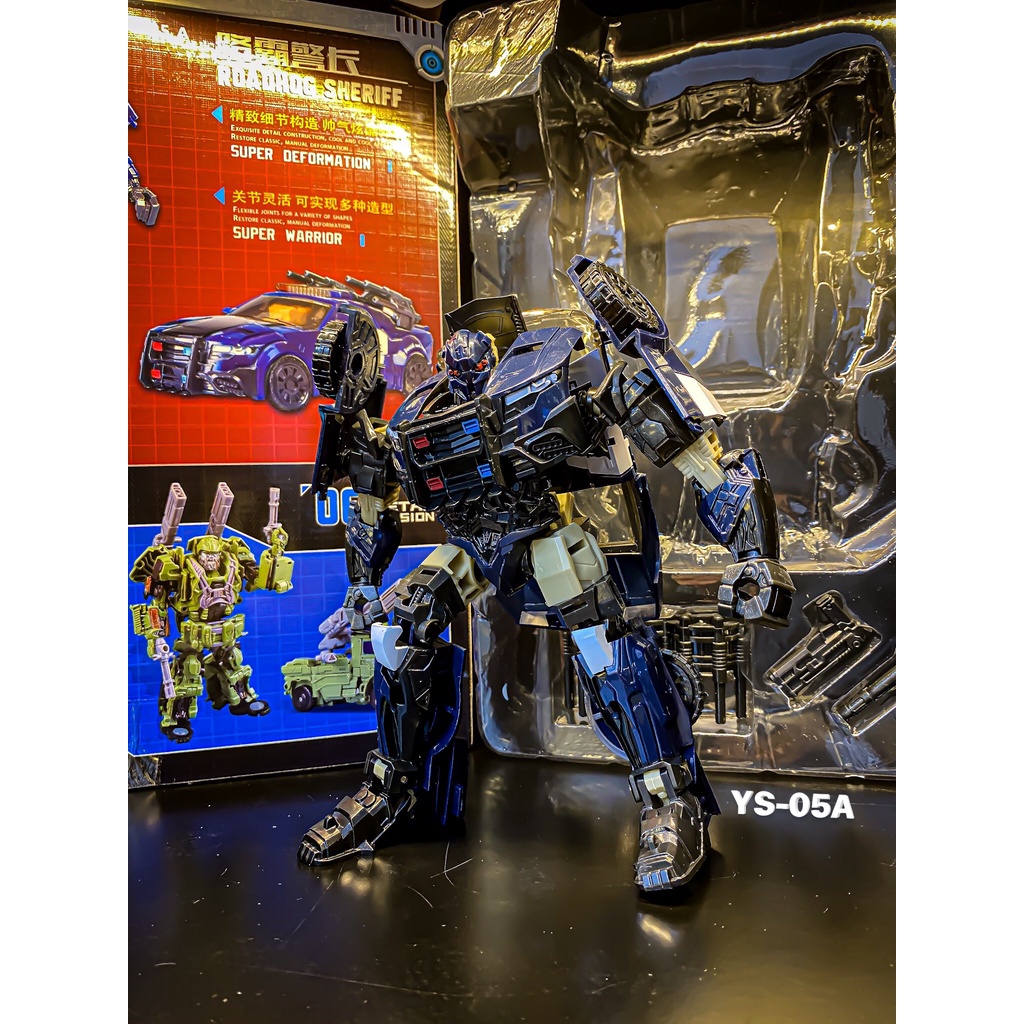 Mô hình Transformer Roadhog Sheriff YS-05A lắp ghép biến hình