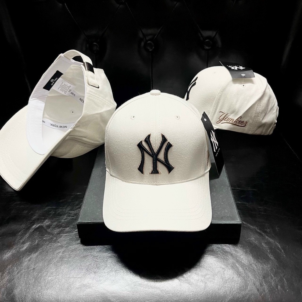 (Hàng VNXK) Mũ lưỡi trai, nón kết nam nữ NY MLB vải Kaki dày mịn siêu chất và ngầu (Ảnh thật)