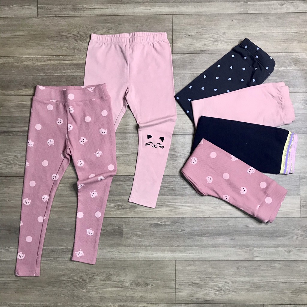 Quần Legging dài bé gái GEEJAY co giãn thoải mái họa tiết đáng yêu siêu dễ mix xuất dư XanhHouse