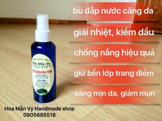 Xịt khoáng tảo Hoa Mẫn Vy