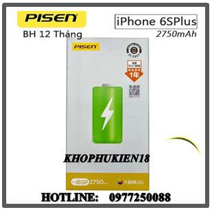 Pin iphone  chất lượng cao [chính hãng pisen BH 12T] Thích hợp  6/6s/6plus/6s plus/7/7plus/8/8plus