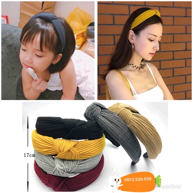 Bờm tóc tuban băng đô sọc Hàn quốc Trẻ em, ng lớn đều dùng đc