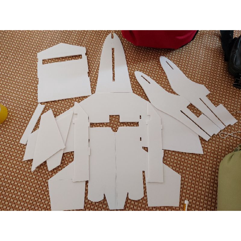 Kit máy bay cánh bằng su27,f22,mig29 flat depron điều khiển từ xa