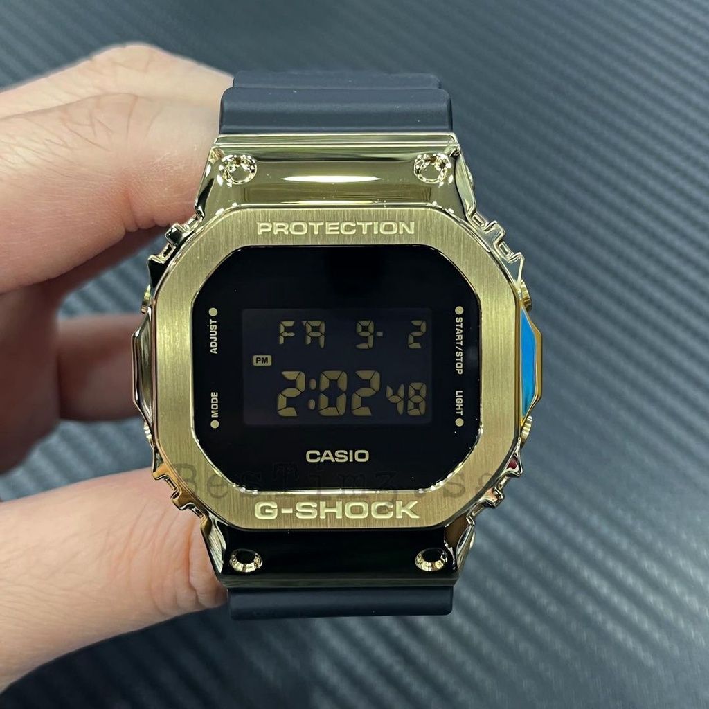 Đồng hồ Nam Dây Nhựa Casio G-Shock GM-5600G-9D chính hãng bảo hành 5 năm Pin trọn đời