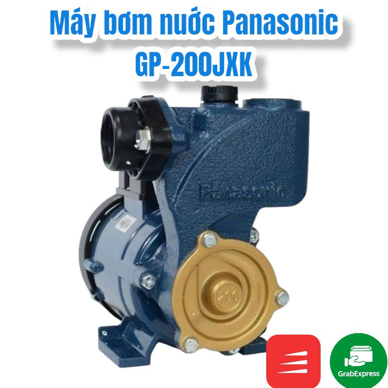 PANASONIC Máy bơm nước đẩy cao  GP-200JXK 200W Hàng chính hãng máy chạy êm không ồn BH 2 năm giao hỏa tốc