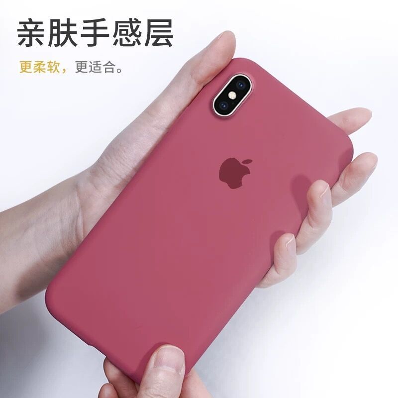 Apple Ốp Điện Thoại Silicon Dẻo Màu Xanh Dương Khói Độc Đáo Thời Trang Cho Iphone11pro 12 Xr