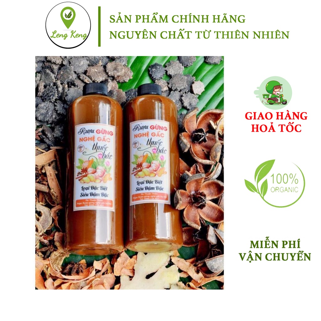 Gừng Nghệ Gấc Hạ Thổ Đậm Đặc LengKengFarm | Handmade Tự Nhiên TỪ THIÊN NHIÊN, SỈ LH