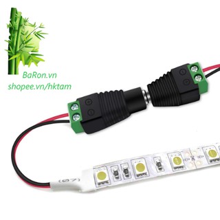 Cặp đầu nối nguồn DC nối nhanh cho đèn led, động cơ nối dây không cần hàn