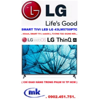 SMART TIVI LED LG 43LM5750PTC