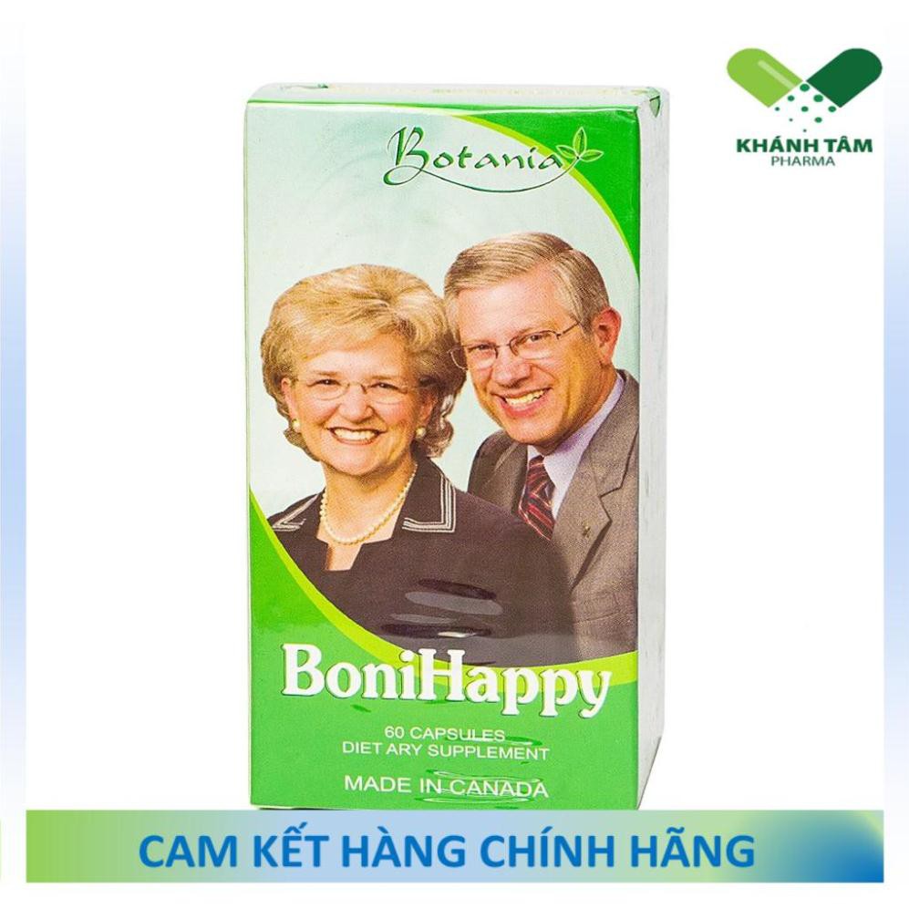 ! BoniHappy (Hộp 60 viên) - Giúp ngủ ngon, cải thiện trí nhớ [Boni happy]