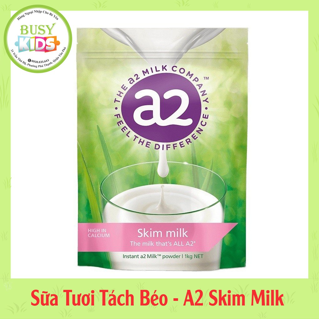{Date 2022} Sữa Tươi Tách Béo A2 Skim Milk - 1kg