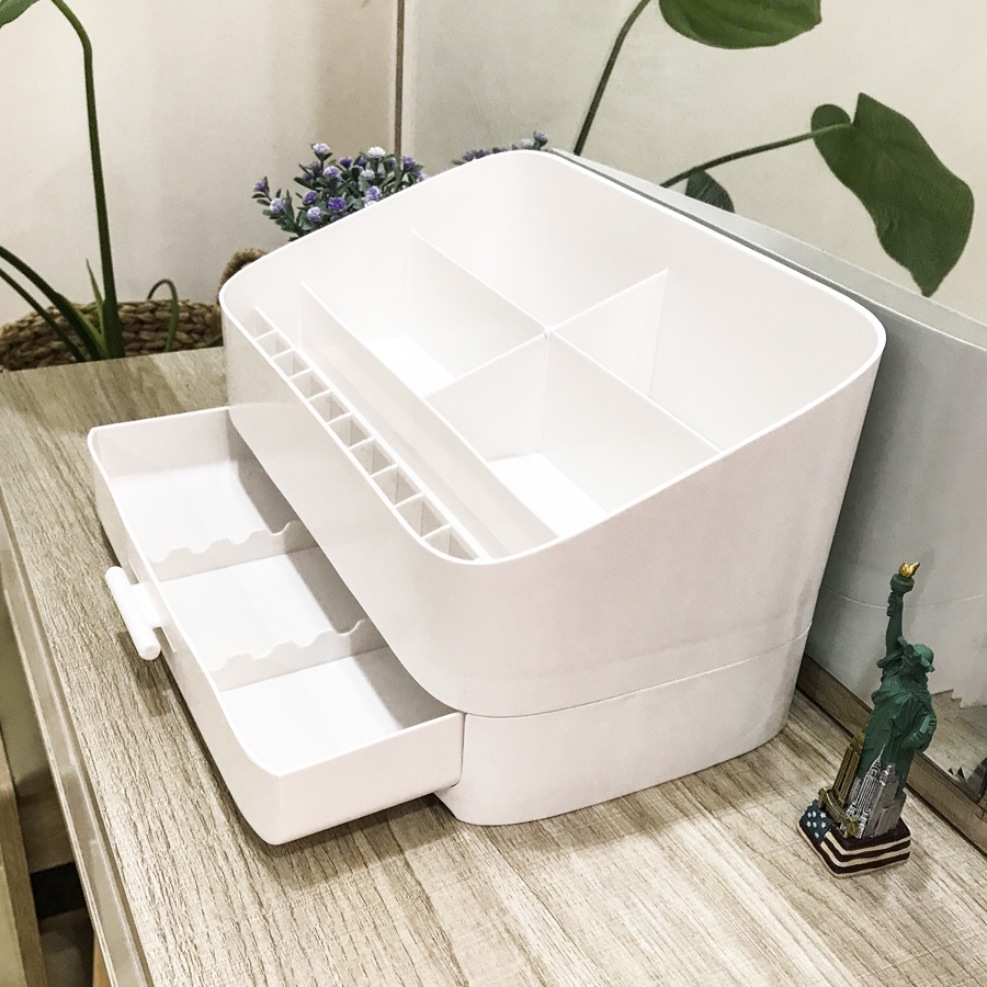 Kệ mỹ phẩm- 1 tầng giá - 2 tầng giá Sỉ - Chất liêu PP và ABS -Living on