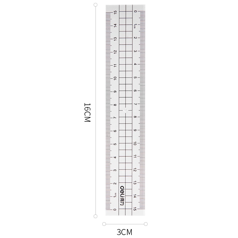 Bộ 4 dụng cụ Eke học sinh Deli, thước kẻ, thước đo độ, thước tam giác - 71988