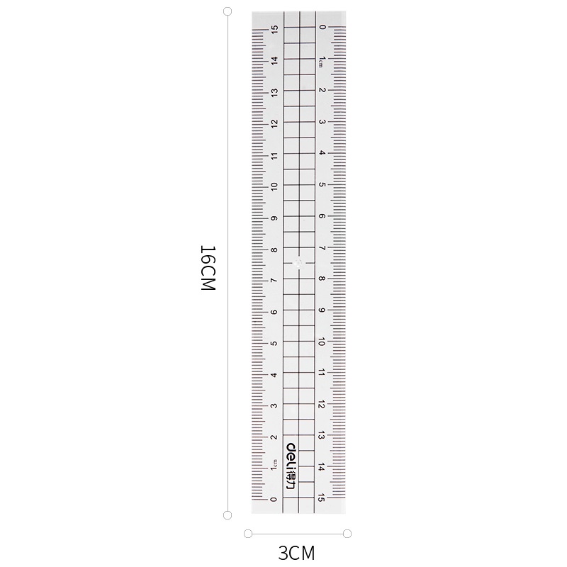 Bộ 4 dụng cụ Eke học sinh Deli, thước kẻ, thước đo độ, thước tam giác - 71988 (Hàng chính hãng)