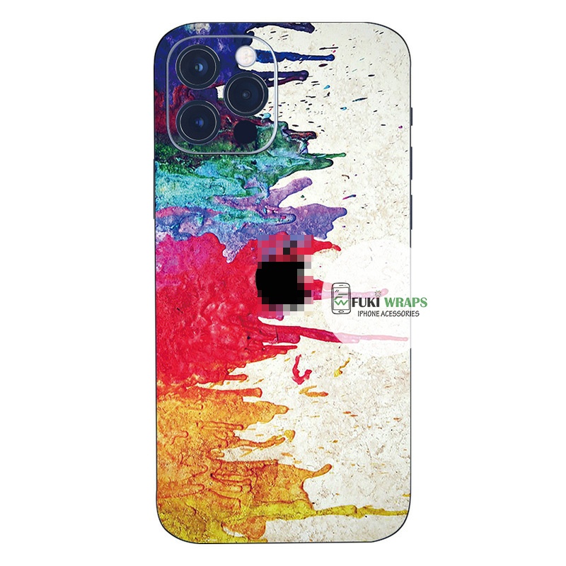 Tấm dán Skin Mặt Sau Nghệ Thuật FULL VIỀN Dành Cho 13prm , 12prm , 11prm , x ,xsm, 7p , ip11 , ip12 , ip13 - FukiShop