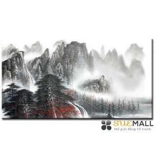 TRANH NGHỆ THUẬT CANVAS ĐỈNH NÚI VÂN MÂY CV140809