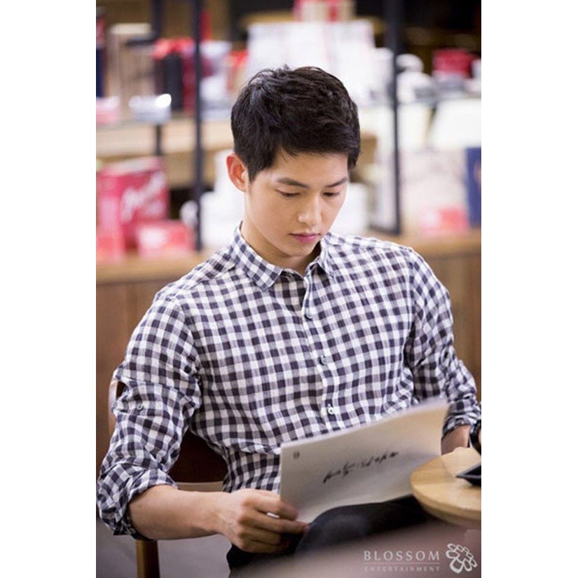 Áo sơ mi nam Hàn Quốc kẻ karo, kiểu dáng đẹp, trẻ trung năng động | BigBuy360 - bigbuy360.vn