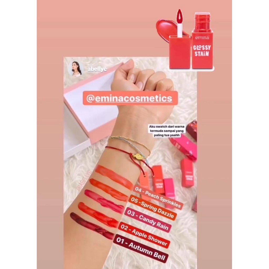 (hàng Mới Về) Kem Dưỡng Da Mắt Emina Màu Bóng | BigBuy360 - bigbuy360.vn