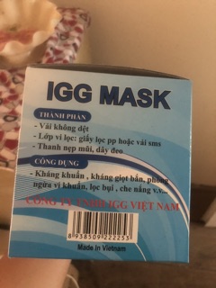 Khẩu trang igg mask