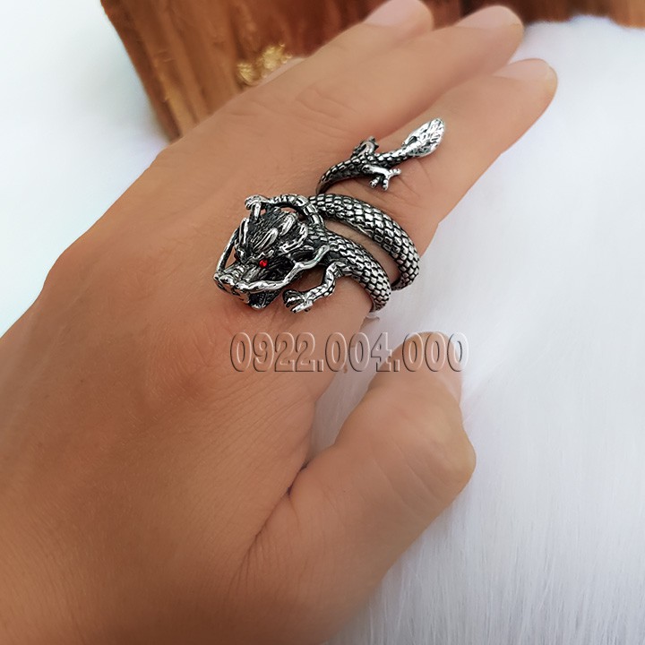 Nhẫn nam, nhẫn rồng cuộn dài, nhẫn rồng quấn tay.