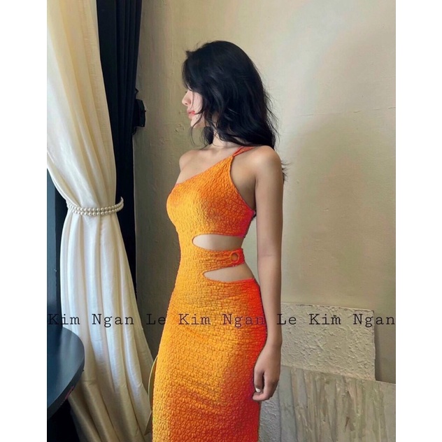 Đầm body maxi khoét eo nhiều màu ☘️☘️☘️Ly alohashop91