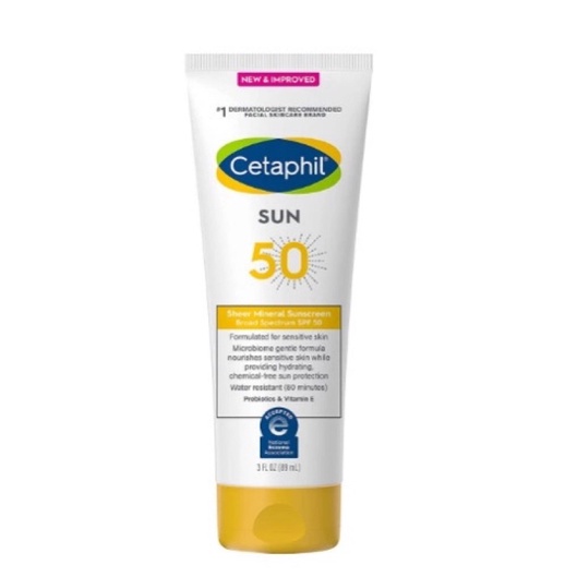 Kem chống nắng Cetaphil Sheer Mineral Sunscreen SPF50