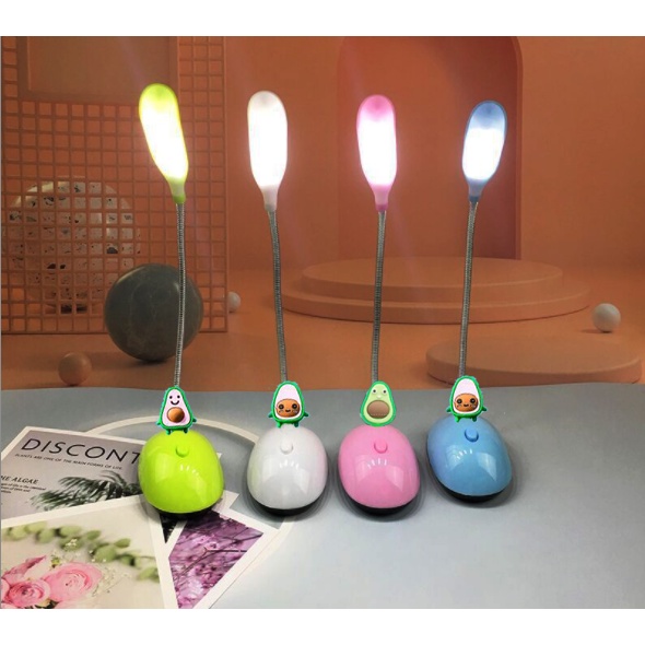 đèn bàn mini quả bơ DBM17 dễ thương  avocado cute hoạt hình
