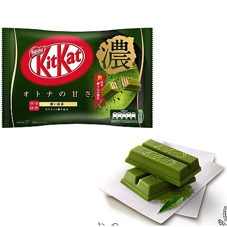 Kitkat Trà Xanh Gói 8 Thanh 136g Nestlé