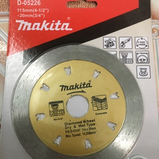 Lưỡi cắt gạch Makita D-05226 ko rãnh
