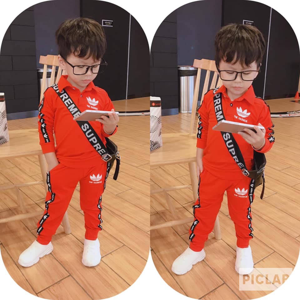 Bộ adidas thêu nổi